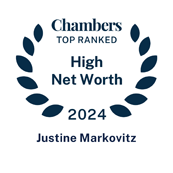 Chambers HNW 2024 recognition for Justine Markovitz