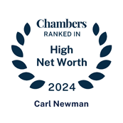Chambers HNW 2024 recognition for Carl Newman