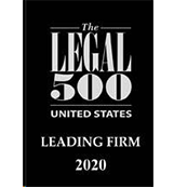 2020 Legal 500 US Leading Firm award logo