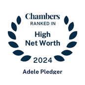 Chambers HNW 2024 recognition for Adele Pledger