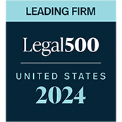 2024 Legal 500 recognition for US Leading Firm