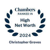 Chambers HNW 2024 recognition for Christopher Groves