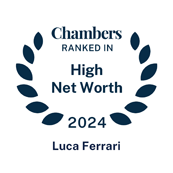 Chambers HNW 2024 recognition for Luca Ferrari
