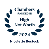 Chambers HNW 2024 recognition for Nicolette Bostock