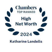 Chambers HNW 2024 recognition for Katherine Landells