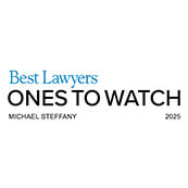 2025 Best Lawyers Ones to Watch award badge for Michael Stefani