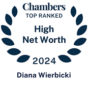 2024 Chambers High Net Worth Badge for Diana Wierbicki