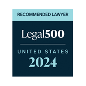 2024 Legal 500 Recommended Lawyer Badge