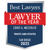 2025 Best Lawyers Lawyer of the Year award badge for Louis Mezzullo