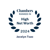 2024 Chambers HNW recognition for Jocelyn Tsao