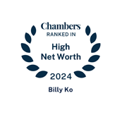 2024 Chambers HNW recognition for Billy Ko