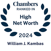 2024 Chambers High Net Worth Badge for William Kambas
