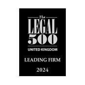 Legal500 UK 2024 Leading firm award badge