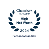 2024 Chambers HNW recognition for Fernando Gandioli