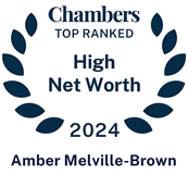 2024 Chambers High Net Worth Badge for Amber Melville-Brown