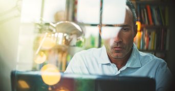 man on laptop