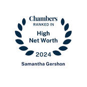 2024 Chambers HNW recognition for Samantha Gershon